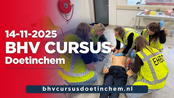 Aftermovie BHV Cursus Doetinchem 14-11-2025 | NedCert Experts