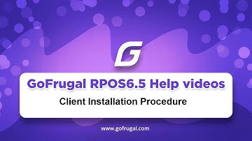 GoFrugal RPOS6.5 - Setup free Client Installation