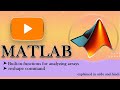 MATLAB COURSE in urdu and hindi | built in functionns for analyzing arrays |reshape command