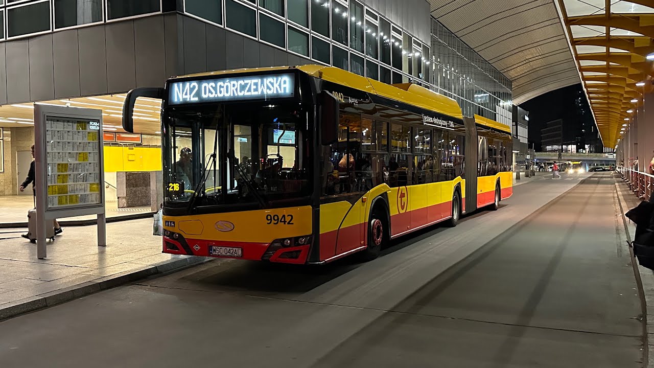 Solaris Urbino 18 IV CNG FL #9942 Arriva Warszawa [🚍N42]