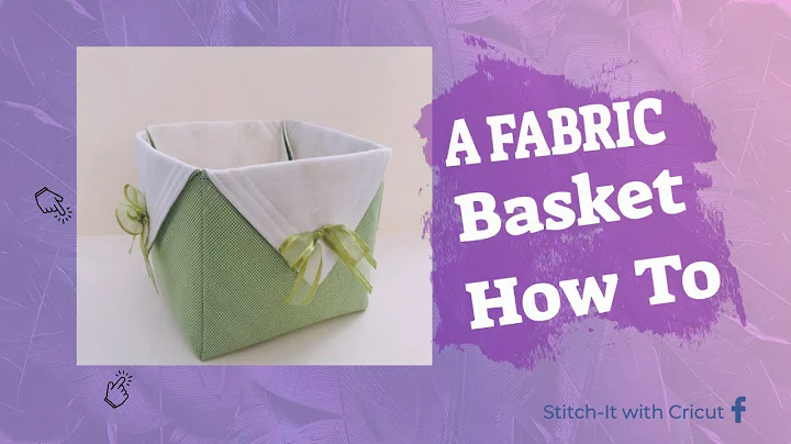 A FABRIC BASKET....How To....