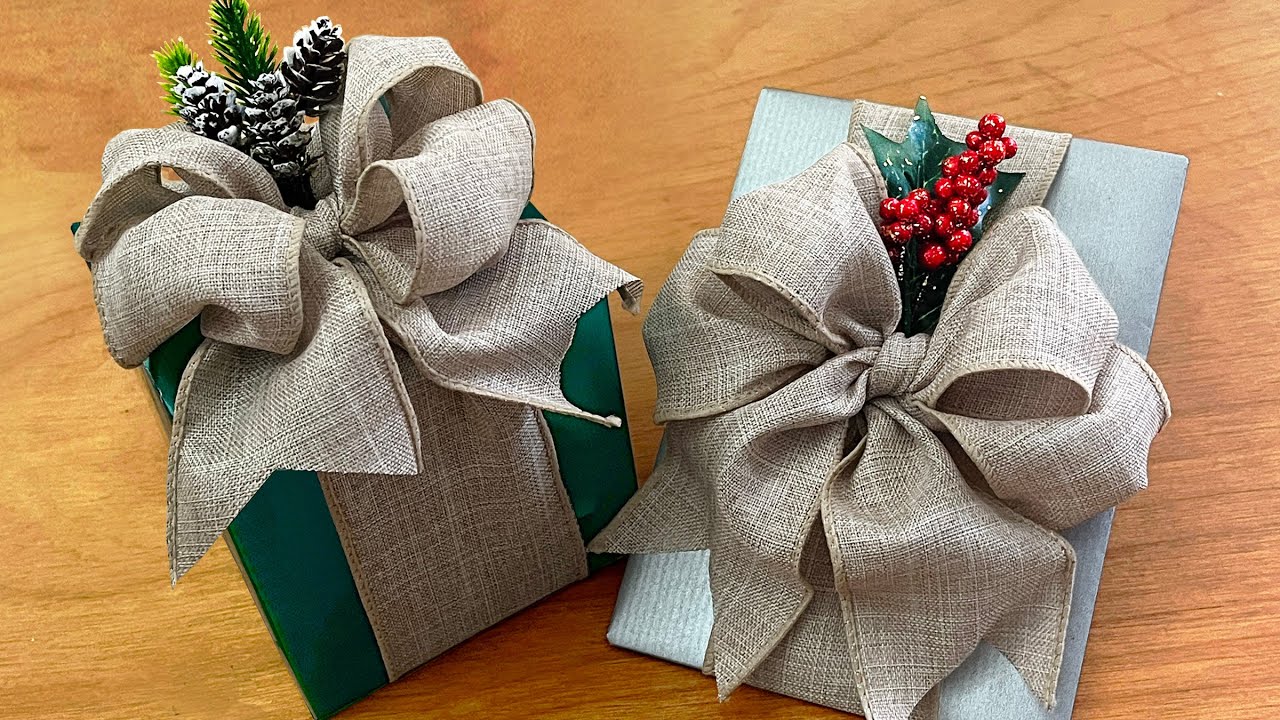 3 Ways to Tie a Ribbon Around a Box – Cherry Ribbon