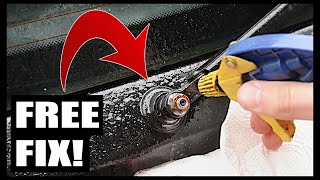 Windscreen Washer Jet Not Working | How To Fix For FREE!