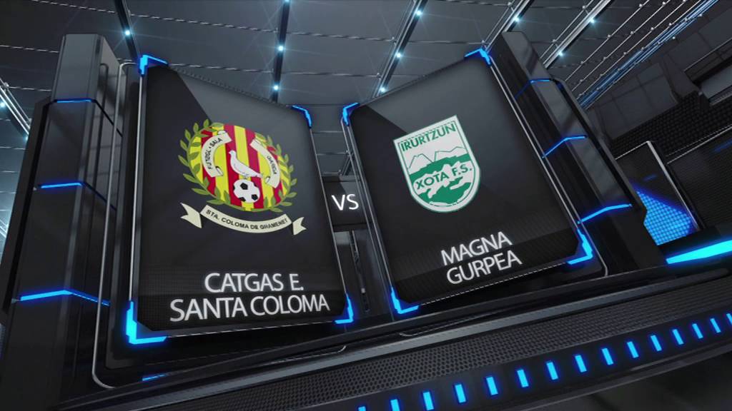 Catgas E. Santa Coloma vs Magna Gurpea Jornada 26 futsal academy