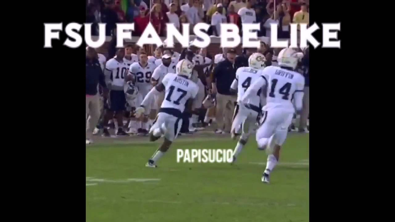 Blocked field goal touchdown Tech vs FSU 10/24 YouTube