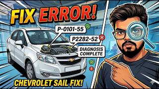 Pick up Issue "fault P0101-55 ; P2282-52 " Error Fix Cevrolet Sail TCDI #generalmotors #tcdi
