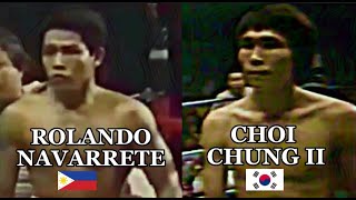 Rolando Navarrete vs Choi Chung full highlights