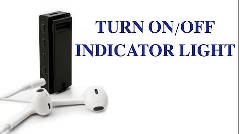 [Mini Recorder] How to Turn On/Off Indicator Light on U3 Voice Recorder - TC TEC