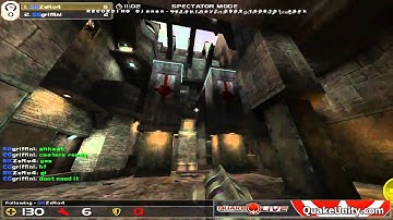 ZeRo4 Vs Griffin - QuakeLive - Quakecon 2008 (SHOUTCAST) PART 1/6