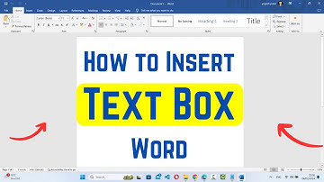 How to Insert Text Boxes in Microsoft Word