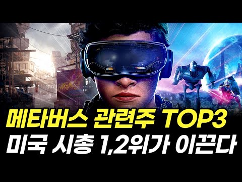 메타버스 관련주 TOP3 | 미국 시총 1,2위가 이끈다!