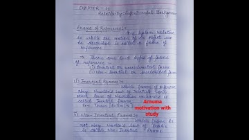 Frame of reference #inertial&Non- inertial  frame #shorts #semester 4th B.Sc