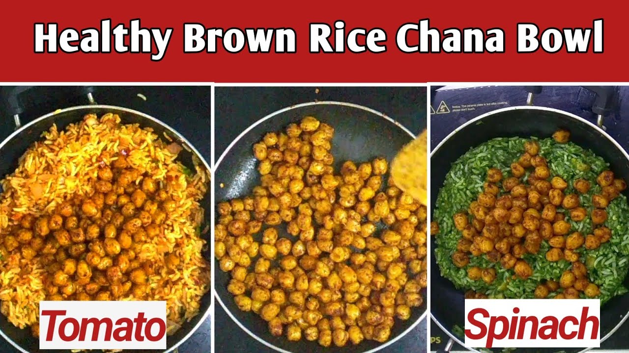 Brown Rice Recipe With Chickpea For Weight Loss Healthy Rice Recipes