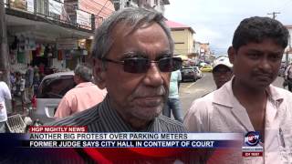 ANOTHER BIG PROTEST OVER PARKING METERS Big Protest Over Parking Meters