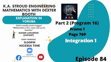 KA Stroud Engr Math 84 - Integration 1