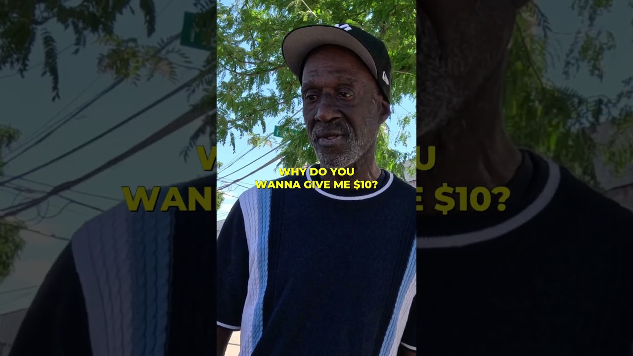 Buying Clothes From A Homeless Man! 😱