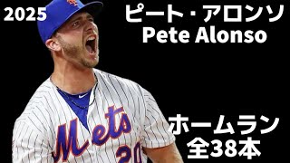 MLB Home Run Collection] Pete Alonso 2025 All 38 Home Runs Pete