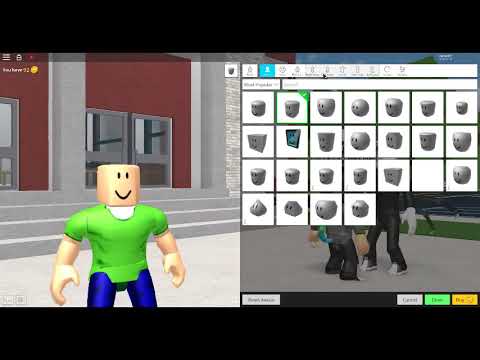 How To Be Baldi In Robloxian High School - 