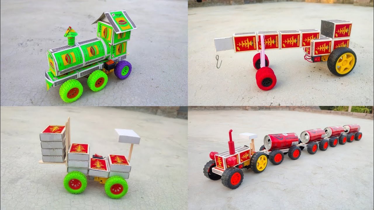 Diy 4 amazing Matchbox toys you can make at Home | Matchbox jcb truck ...