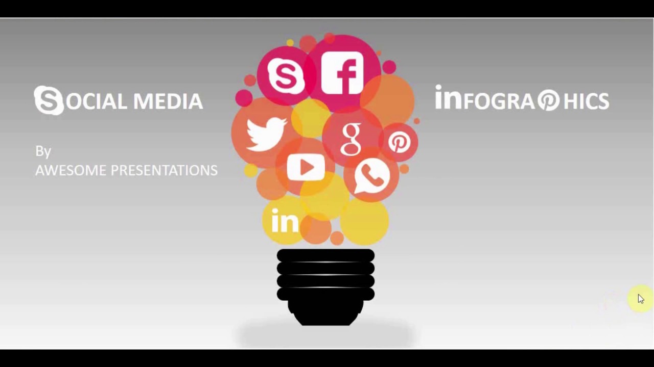 How to create great looking social media slide in Microsoft PowerPoint ...