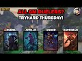 I fought only gms in todays tryhard thursday