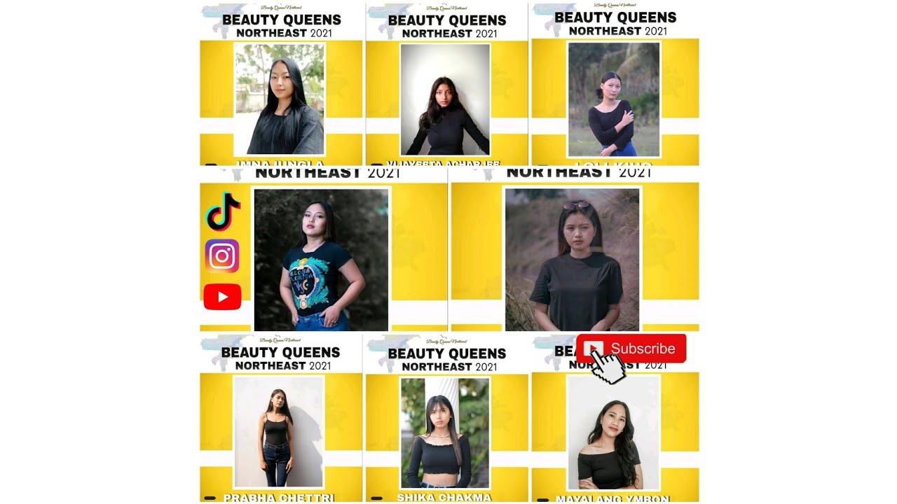 Beauty queen northeast finanlist 2021 photos ||Northeast beauty queen||Girls of Ne