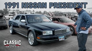 The 1991 Nissan President JDM Car Culture | Indianapolis Cars & Coffee