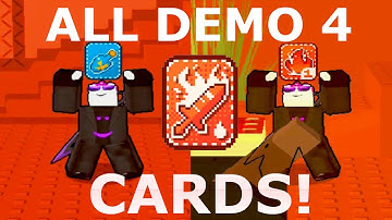 ALL CARDS in Block Tales DEMO 4! (Roblox Guide)