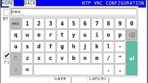 Gefran 3850T - Network settings configuration - SUB ENG