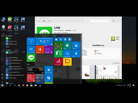 ติดตั้ง Line Windows 10 : Install Line PC Windows 10