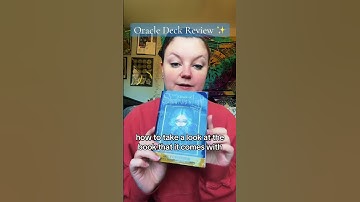 Oracle Deck Review 🔮✨ #witchtok #witchcraft #meditation #tarot #oraclecards #oracle #tarotdeck