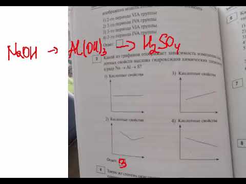 ОГЭ 2020 по химии, тренировочный вариант №3