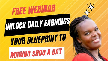 Webinar Replay - Learn How to Unlock Your Earning Potential With This Proven Method (The Blueprint)