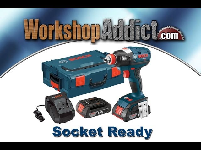 Bosch 18V Brushless Socket Ready Impact Driver / 1/2 Square Drive Wrench 