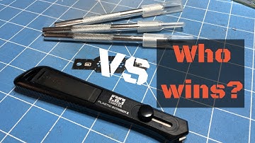 The scribing showdown: are actual scribing chisels better than the Tamiya Scriber II?