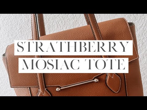 Strathberry Top Handle Leather Mini Tote Bag