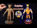 Sculpting Wolverine With Mask | X-Men Comics Version | Artwork Clips Official #wolverine