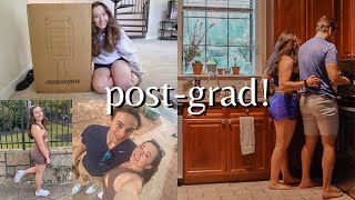 life after grad school | entering my post-grad era! ft. unboxings & another post office debacle
