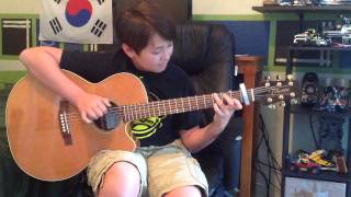 Video thumbnail of "Little Talks - Of Monsters And Men - Fingerstyle Guitar - Gareth Evans Cover"