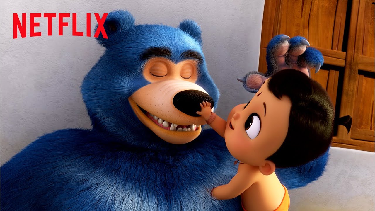 ⁣Bheem Plays with Fuzzy, Fluffy & Furry Animal Friends! 🐻🦚🙉 Mighty Little Bheem | Netflix Jr