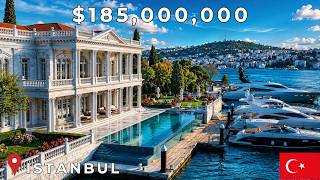 Inside a $185 Million Bosphorus Mansion in Istanbul | Ultimate Luxury Home Tour