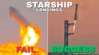 From Explosions to Precision — Starship Landings