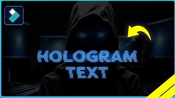 How To Make Hologram Text On Filmora 13
