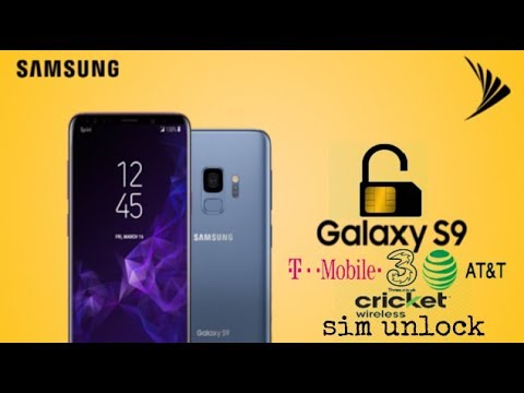 Unlock Samsung Galaxy S9- S9 PLUS (At&T, T-Mobile Any Carrier Any Country)