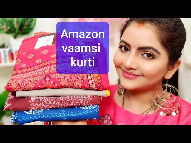 Buy Vaamsi Women Cotton Blend Printed Kurta Pant Dupatta (Set of 3) online