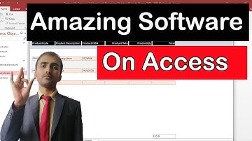 Create Full software in ms access in hindi and english