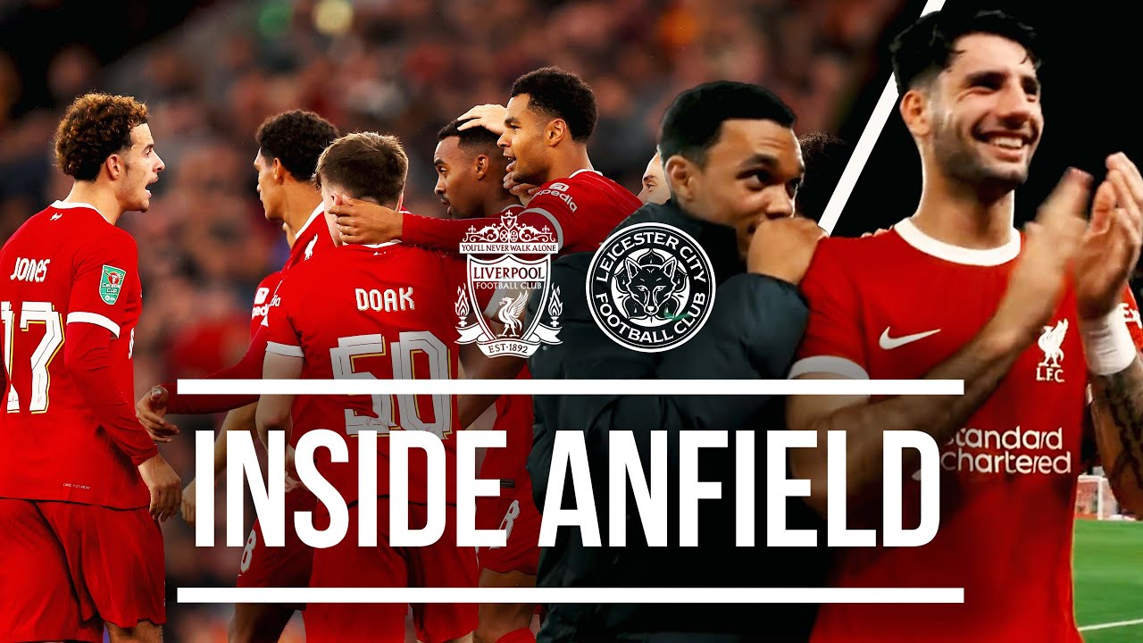 INSIDE ANFIELD: Liverpool 3-1 Leicester City | BEST view of comeback win!