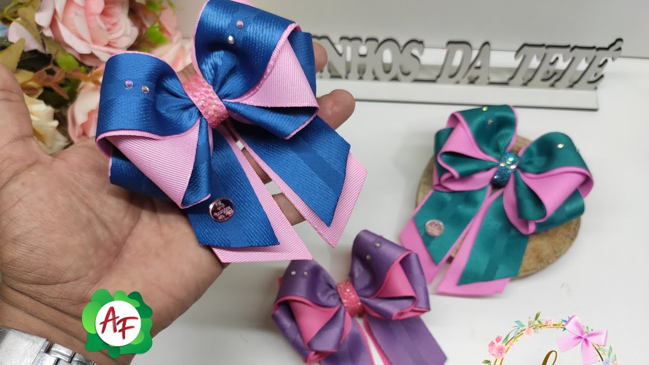 Laço Formosura / Base com pontas🎀 Ganhe muito dinheiro gastando pouco.