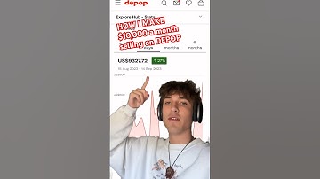 HOW I MAKE $10,000 a month selling clothes on depop! #depop #thrift #fashion #smallbusiness