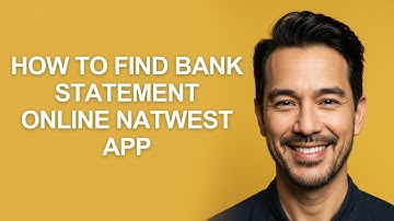 How to Find Bank Statement Online Natwest App - KevinHowTo